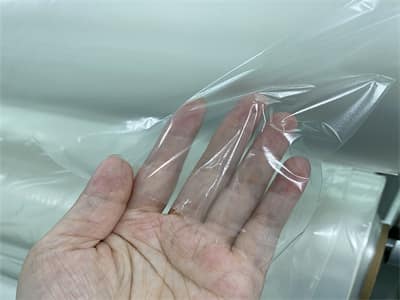 贊晨tpu聚氨酯透明薄膜紡織鞋材皮革貼合專用 tpu卷材厚0.02mm